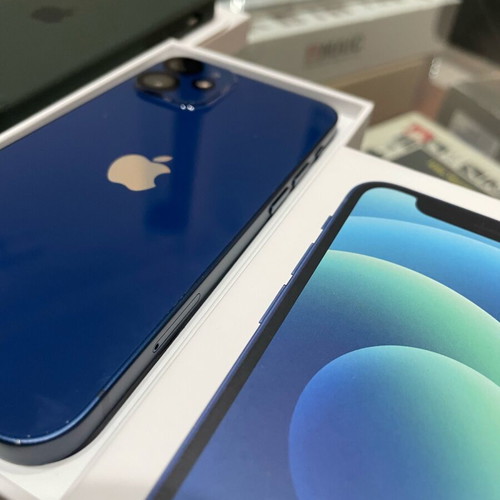 iPhone 12 mini 64 GB blue like new with accessories