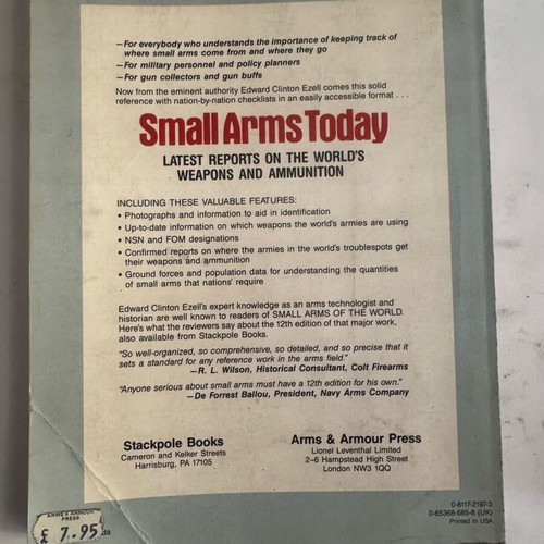 Small Arms Today 1984 1st Edition book used, English