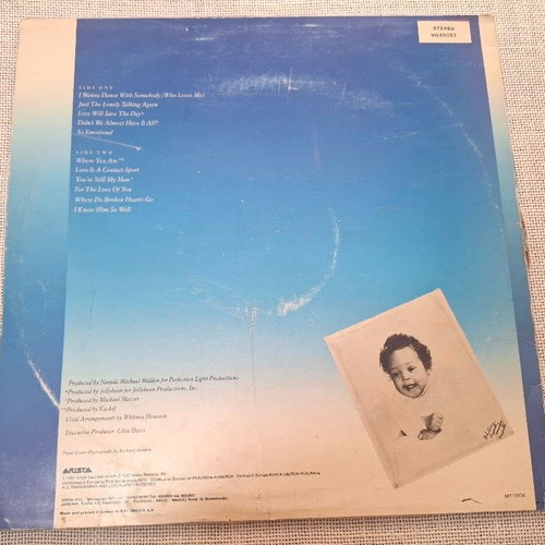 Whitney Houston Whitney LP like new, R&B Soul