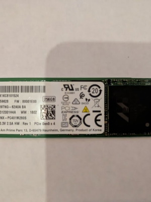 SK Hynix PC401 256GB NVMe M.2 SSD like new