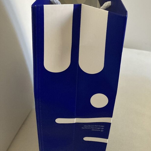 Hellenic Heritage collectible semi-rigid cardboard shopping bag like new