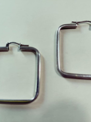 Earrings silver 925 hoop new Apefthon