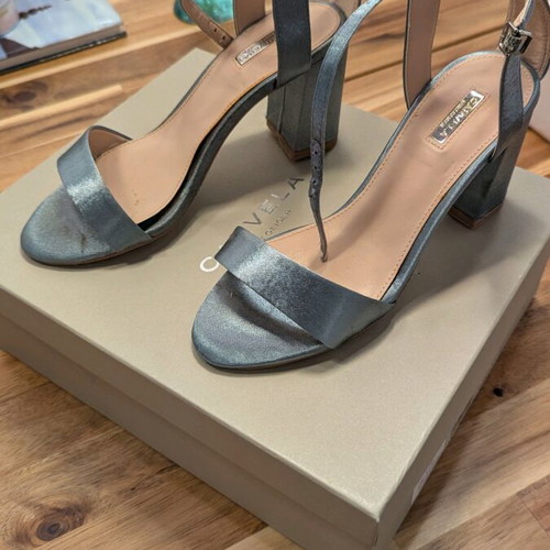 Kurt Geiger women's sandals used, size 36, blue