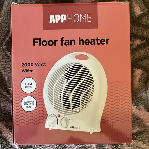 Apphome Floor Heater 2000W like new, portable fan heater