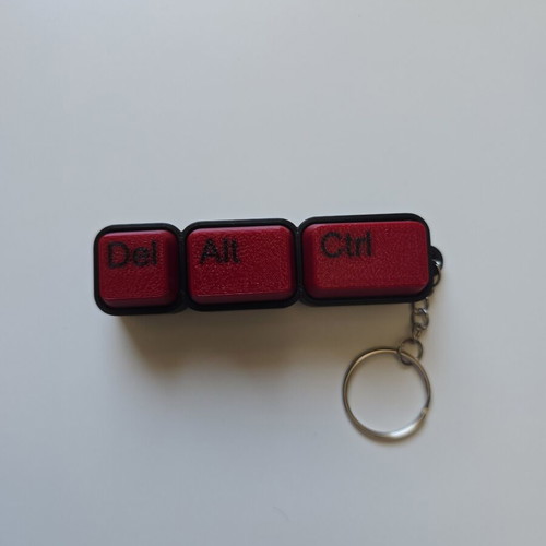 3D Printed Antistress Clicker Keychain like new