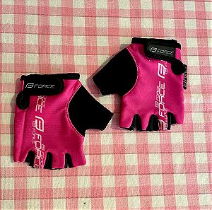 Γάντια ποδηλασίας παιδικά ροζ