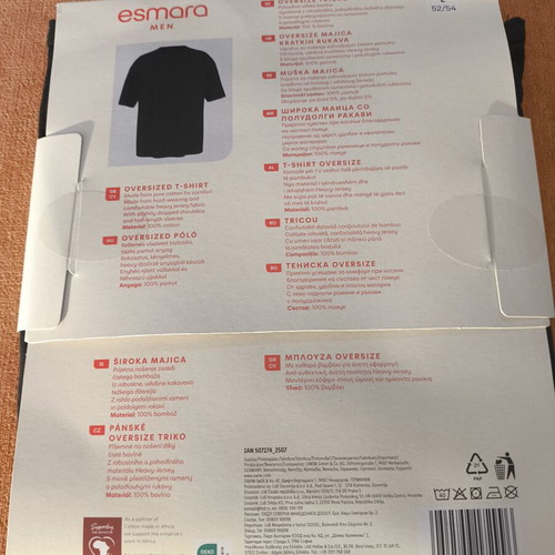 Esmara Men's T-shirt L new, black