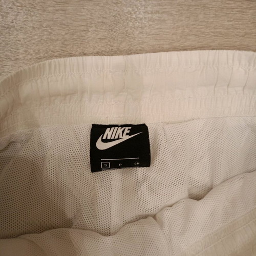Nike white track pants used, street style