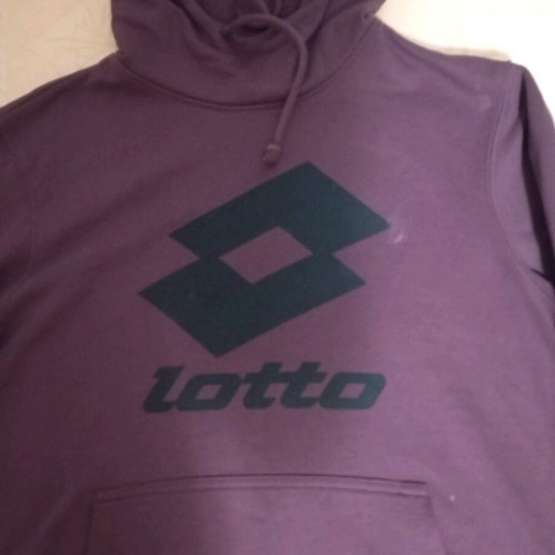 Lotto hoodie sweatshirt medium purple, like new