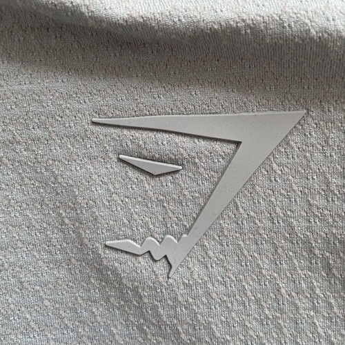 Gymshark Onyx V3 grey shirt new, size large fits muscle fit medium