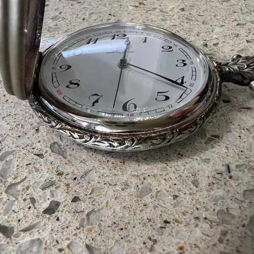 Anker Pocket Watch new, silver