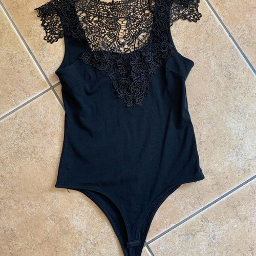 Bodysuit S-M black like new, unworn