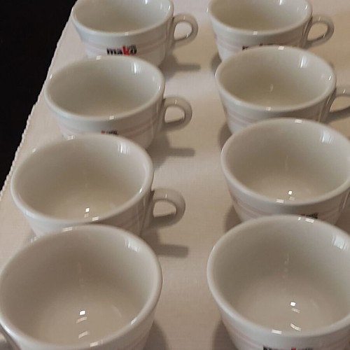 Mako espresso napoletano coffee cups like new, pack of 8