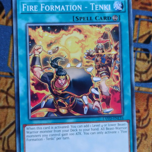 Fire Formation Tenki Continuous Spell κάρτα, LAVD Yugioh