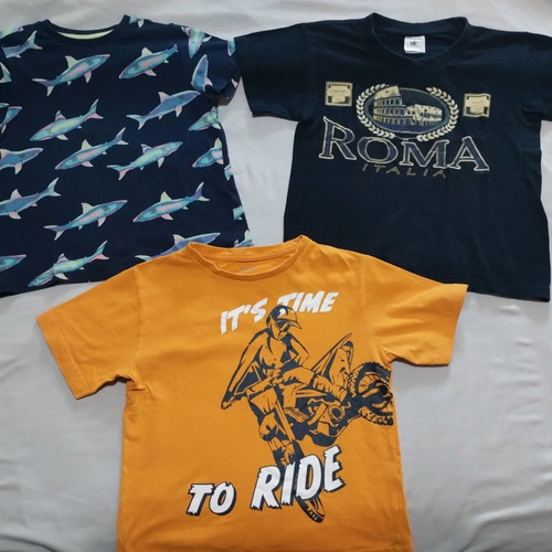 Boys' T-shirts size 5-6 years like new, set of 3 pieces