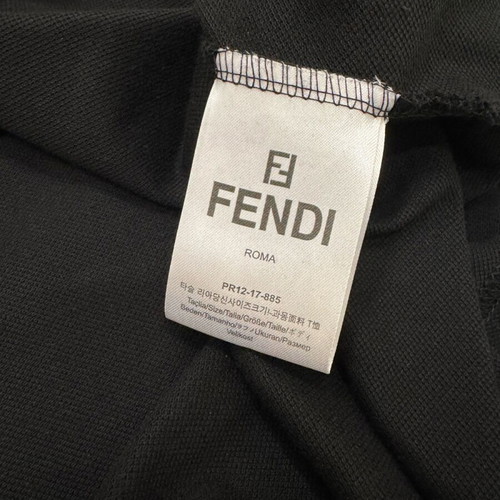 Fendi Black Polo Shirt like new XXL