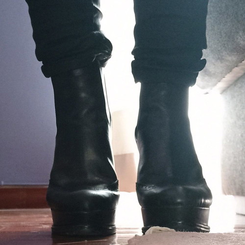 Galleria di Scarpe leather women's ankle boots like new, black, size 39