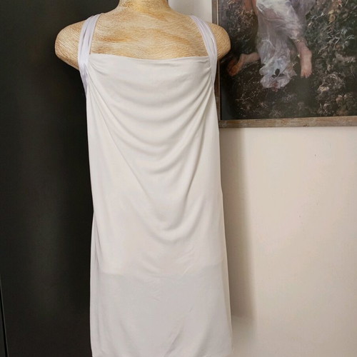 ZigZag backless dress like new, size M, white