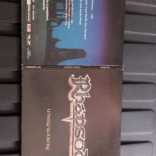 Rhapsody Unholy Warcry Promo CD Single like new, metal