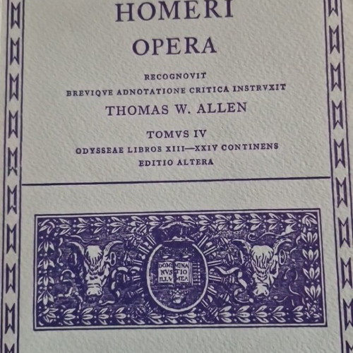 Homeri Opera Iliad and Odyssey set like new, Oxford edition