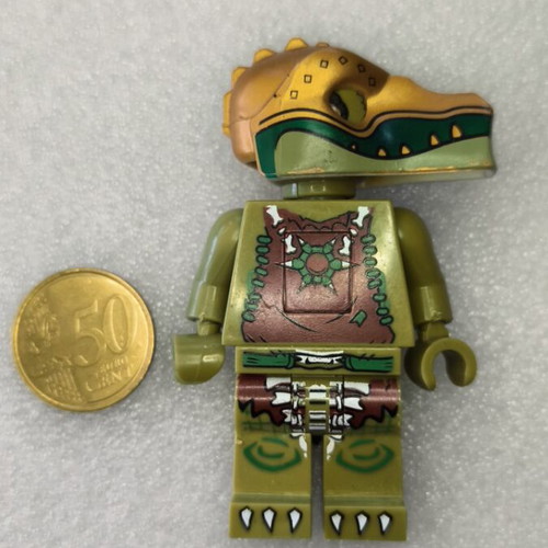 Lego Crocodile Figure used, height 7.5 cm