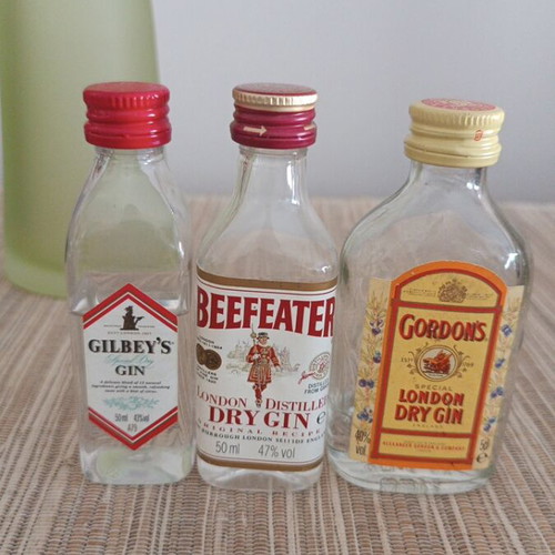 Miniature bottles used, pack of 21