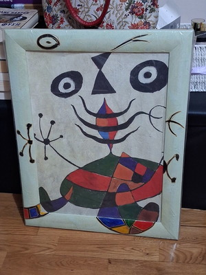 Miró Print Painting New 47×60 cm