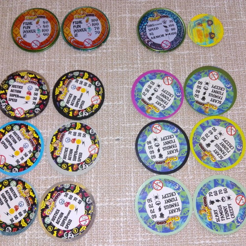 Set of 32 caps like new, various Chipicao collections 2017-2020