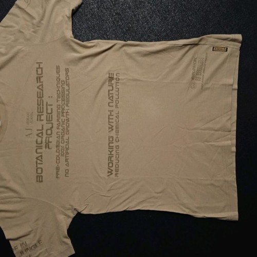 Armani Jeans bio T-shirt used size M beige