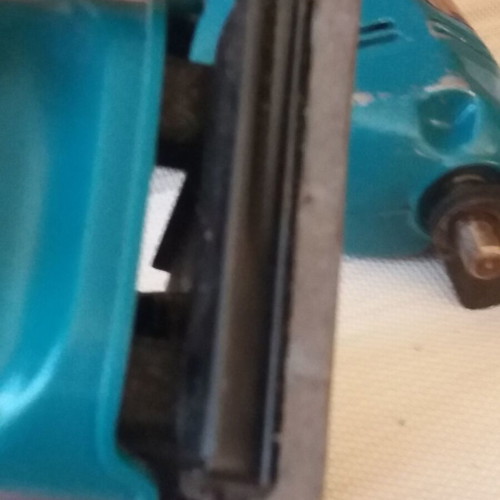 Black & Decker D400 vintage drill with orbital sander attachment, 1980s