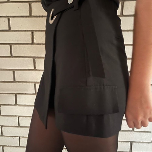 Bershka skirt-shorts black, like new, size M