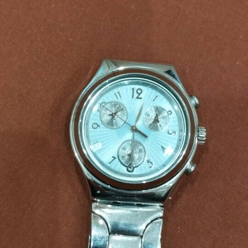Swatch chronograph practically unused, silver