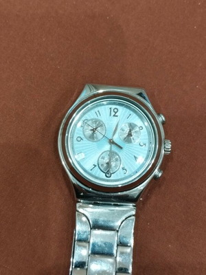 Swatch chronograph practically unused, silver