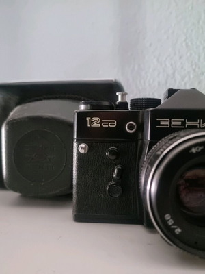 Zenit camera used with case for collectors