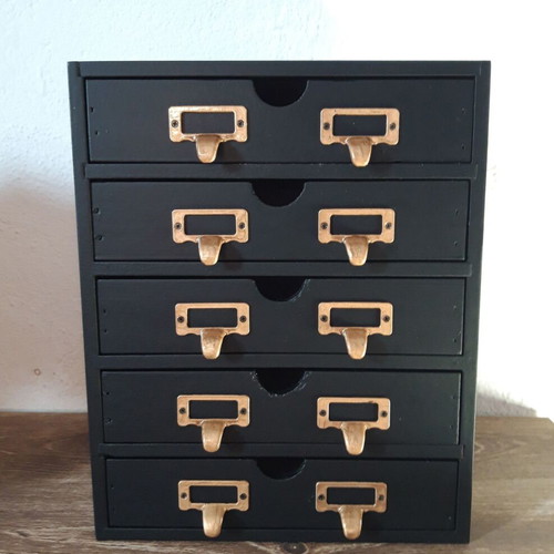Wooden office drawer unit new with 5 drawers