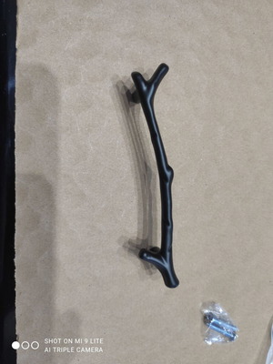 Branch-shaped knobs new, set of 5 pieces
