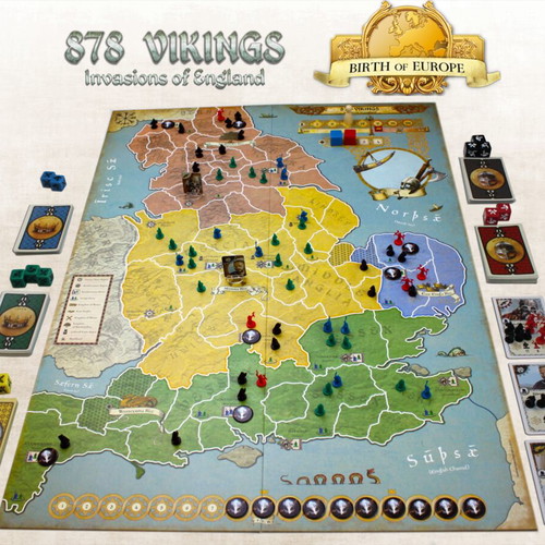 Vikings 878 board game, invasion of England