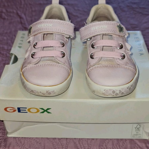 Geox baby shoes used, size 22, pink