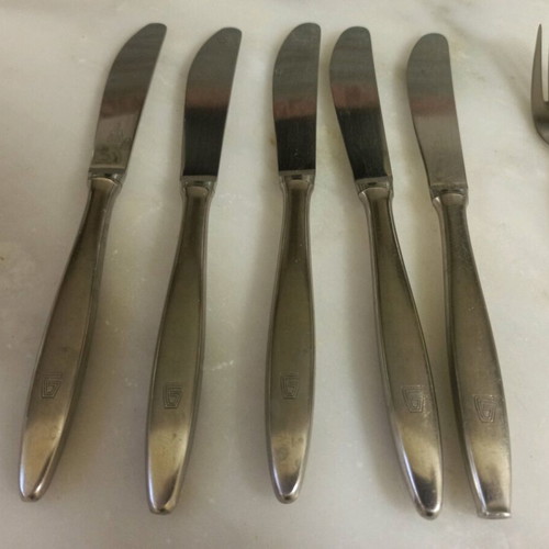Solingen Rostrfrei cutlery used, set of 13 pieces