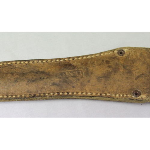 Leather sheath for commando combat knife 1970 used