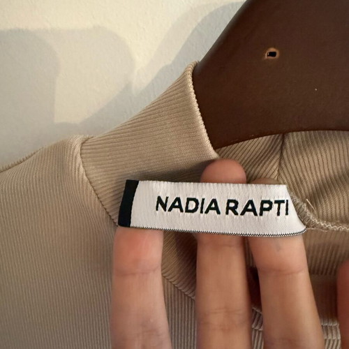 Nadia Rapti blouse beige like new, size S