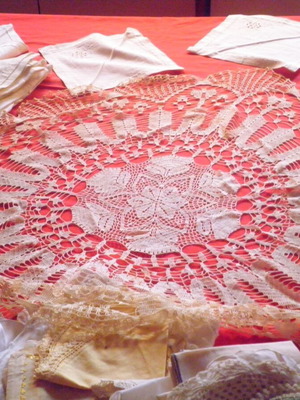 Various table linens used, pack of 30 pieces