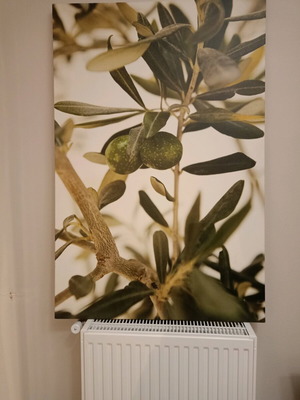 Ikea large olive theme painting like new