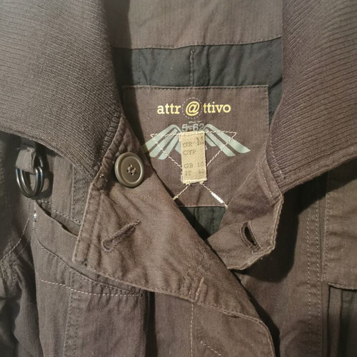 Attrattivo brown utility jacket new, size Medium