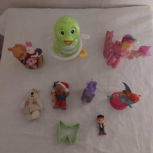 Various toys used, all together