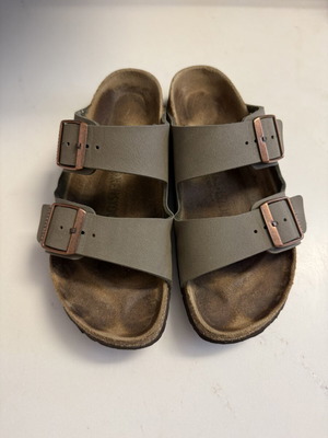 Birkenstock Arizona πέδιλα σαν καινούργιο, νούμερο 39, γκρι μπεζ