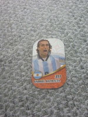 Gabriel Batistuta Argentina Football Collectible Metal Tag used
