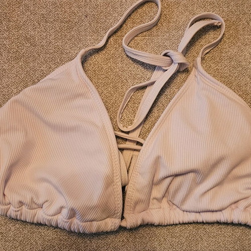 White bikini swimsuit set used with scrunch butt lift XXL