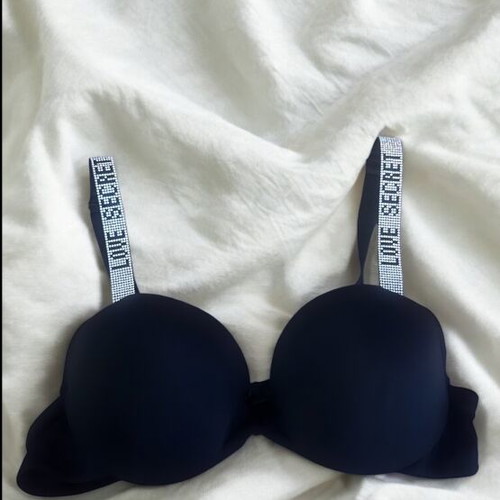 Love Secret Bra new, black and silver A.A UNDERWEAR