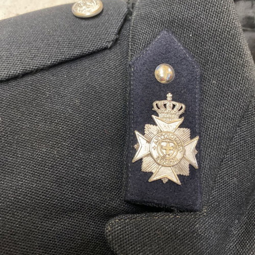 Police coat used, officer's winter handmade 1960